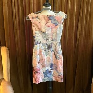 Floral pencil dress